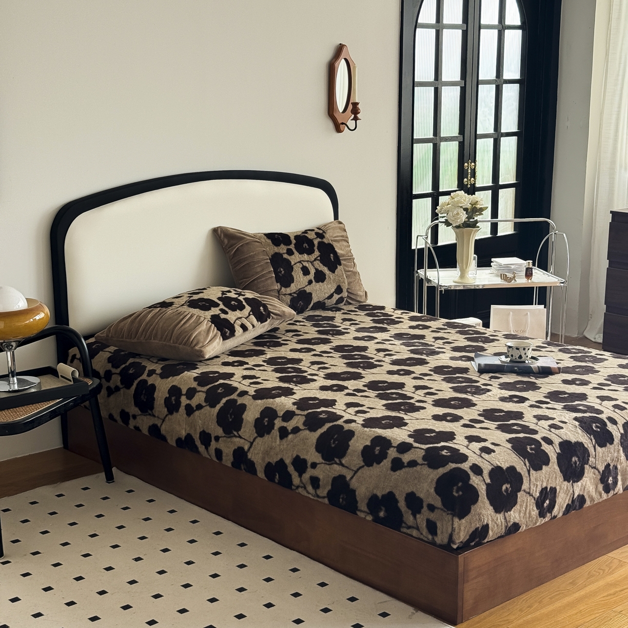 91家纺网 家纺一手货源 找家纺 新印象 2025新款兔毛绒保暖床笠系列 兔毛绒-曼苏