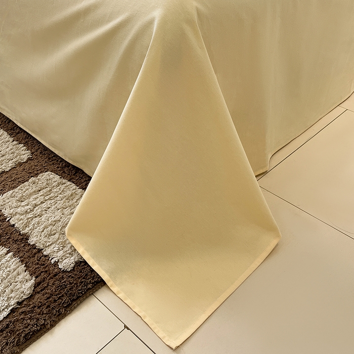 91家纺网 家纺一手货源 找家纺 吉象家纺 2025新款全棉磨毛三角针贝壳边印花四件套 浅夏 -绿