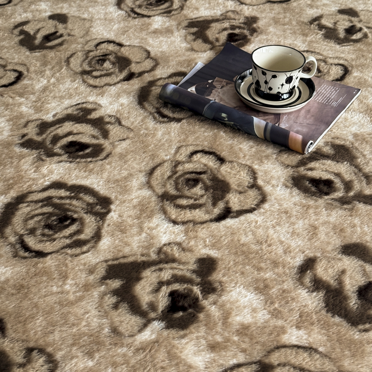 91家纺网 家纺一手货源 找家纺 新印象 2025新款兔毛绒保暖床笠系列 兔毛绒-梦露