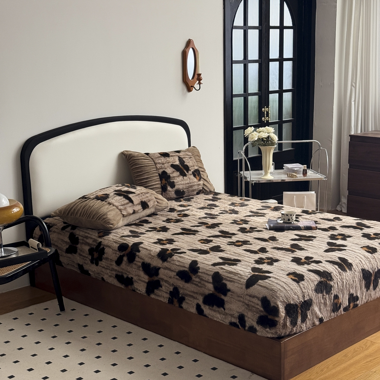 91家纺网 家纺一手货源 找家纺 新印象 2025新款兔毛绒保暖床笠系列 兔毛绒-蜜雅