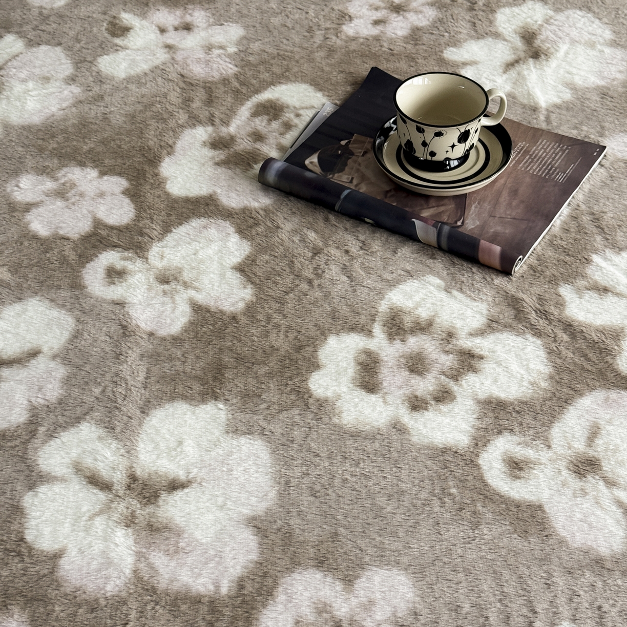 91家纺网 家纺一手货源 找家纺 新印象 2025新款兔毛绒保暖床笠系列 兔毛绒-浅栀