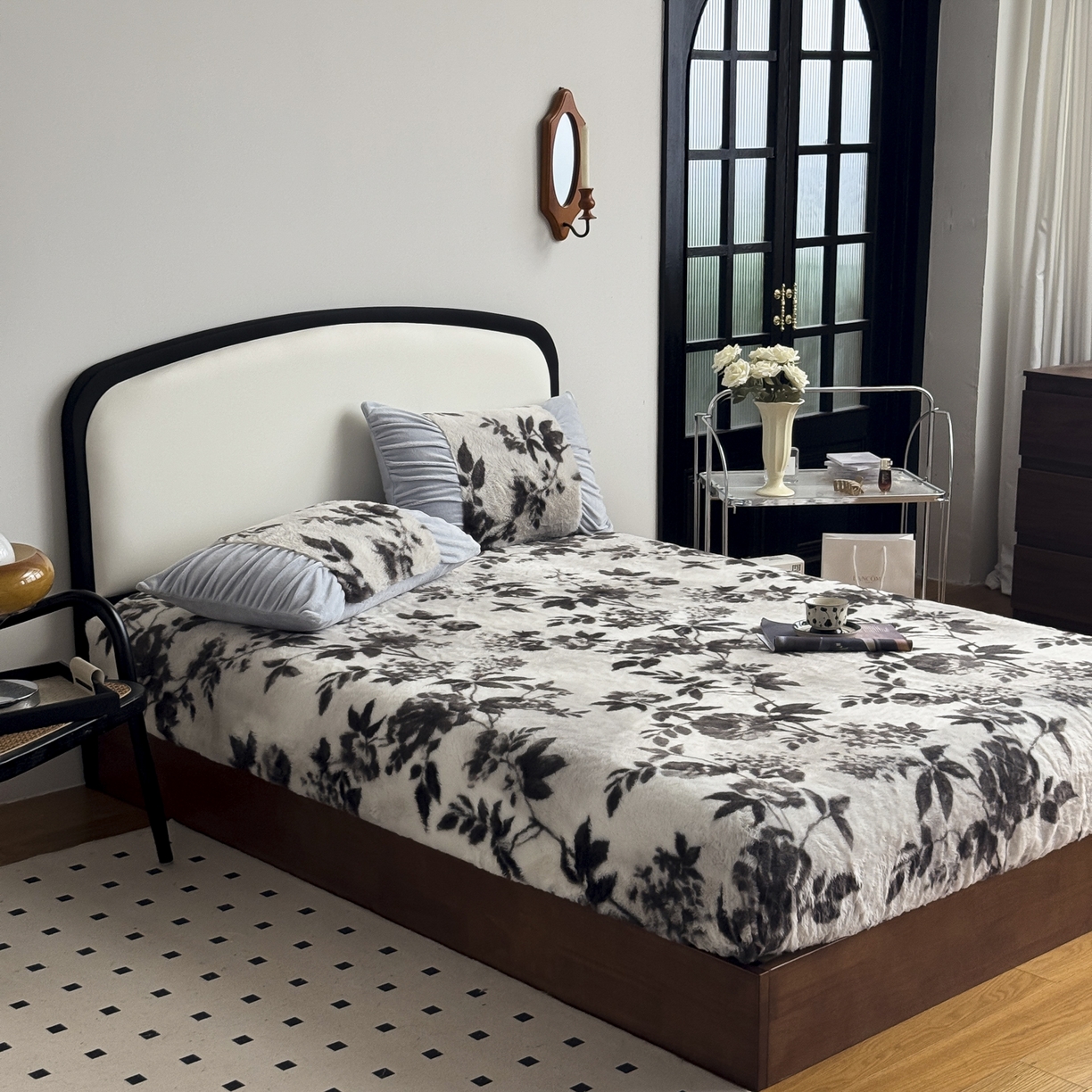 91家纺网 家纺一手货源 找家纺 新印象 2025新款兔毛绒保暖床笠系列 兔毛绒-奢香之都