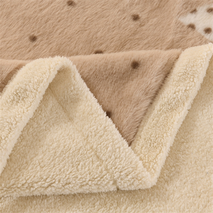 91家纺网 家纺一手货源 找家纺 恋绒家纺 2025新款美拉德风格双层毛毯休闲毯办公室毯子午睡毯 蝴蝶结