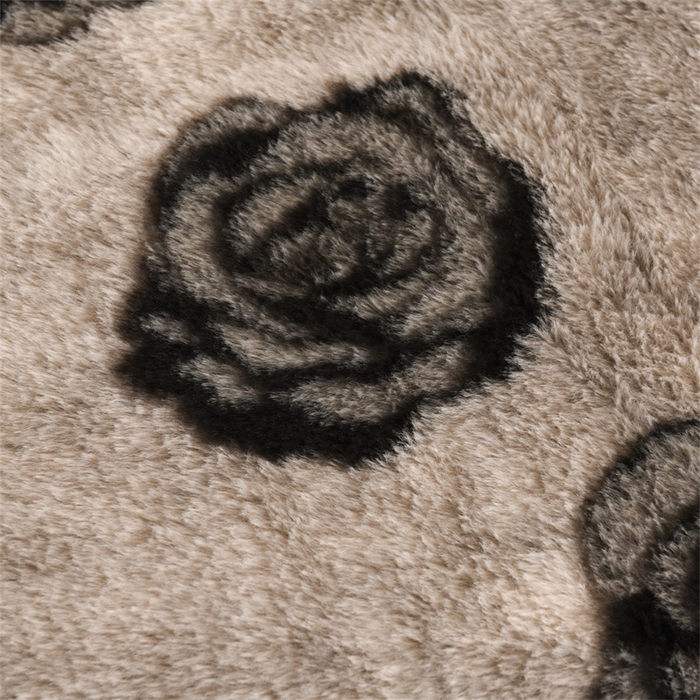 91家纺网 家纺一手货源 找家纺 恋绒家纺 2025新款美拉德风格双层毛毯休闲毯办公室毯子午睡毯 绽放灰