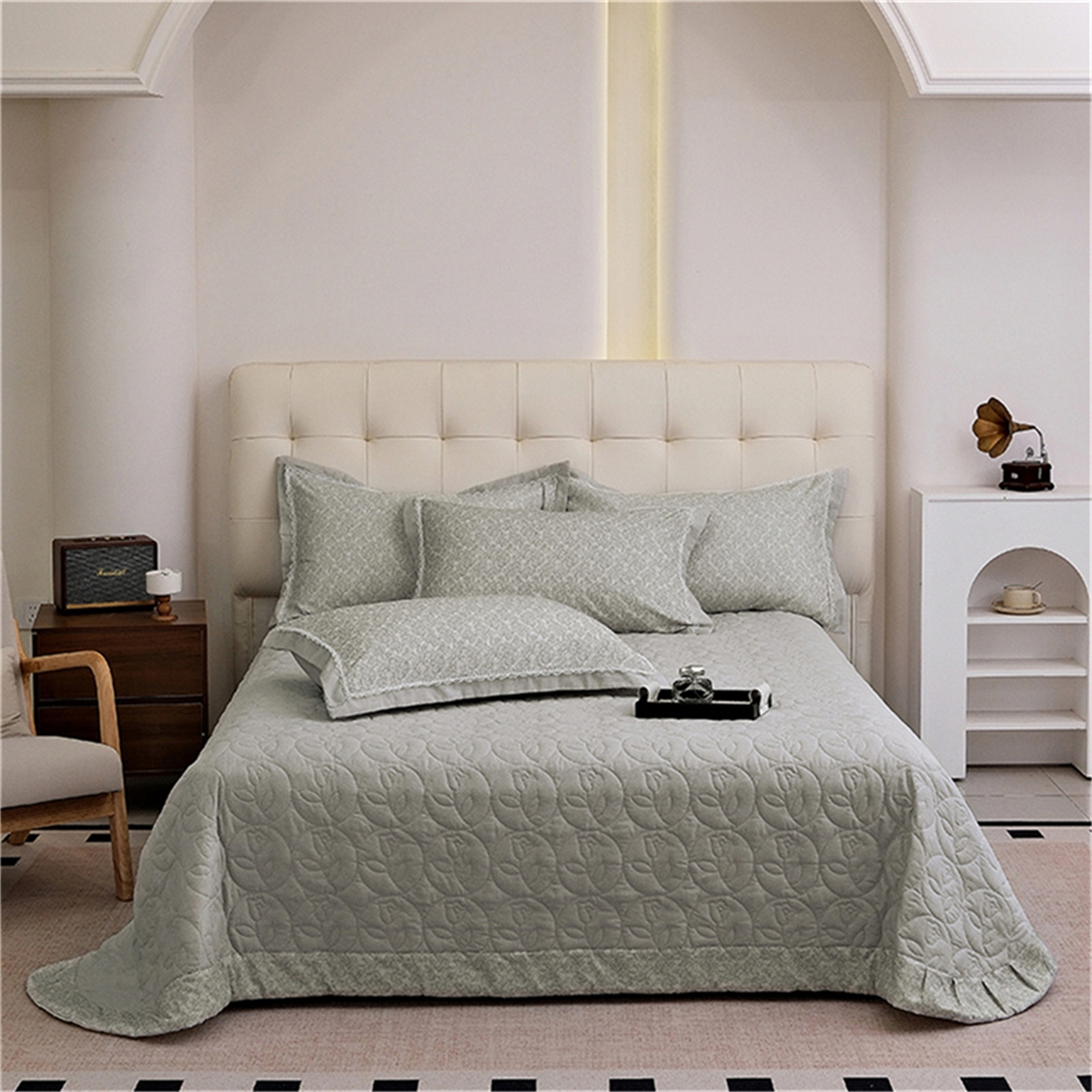 91家纺网 家纺一手货源 找家纺 （总）OL家纺 2025新款100s全棉磨毛印染加刺绣四件套（控价1.5/1.8标准被套折券后368元！！！）