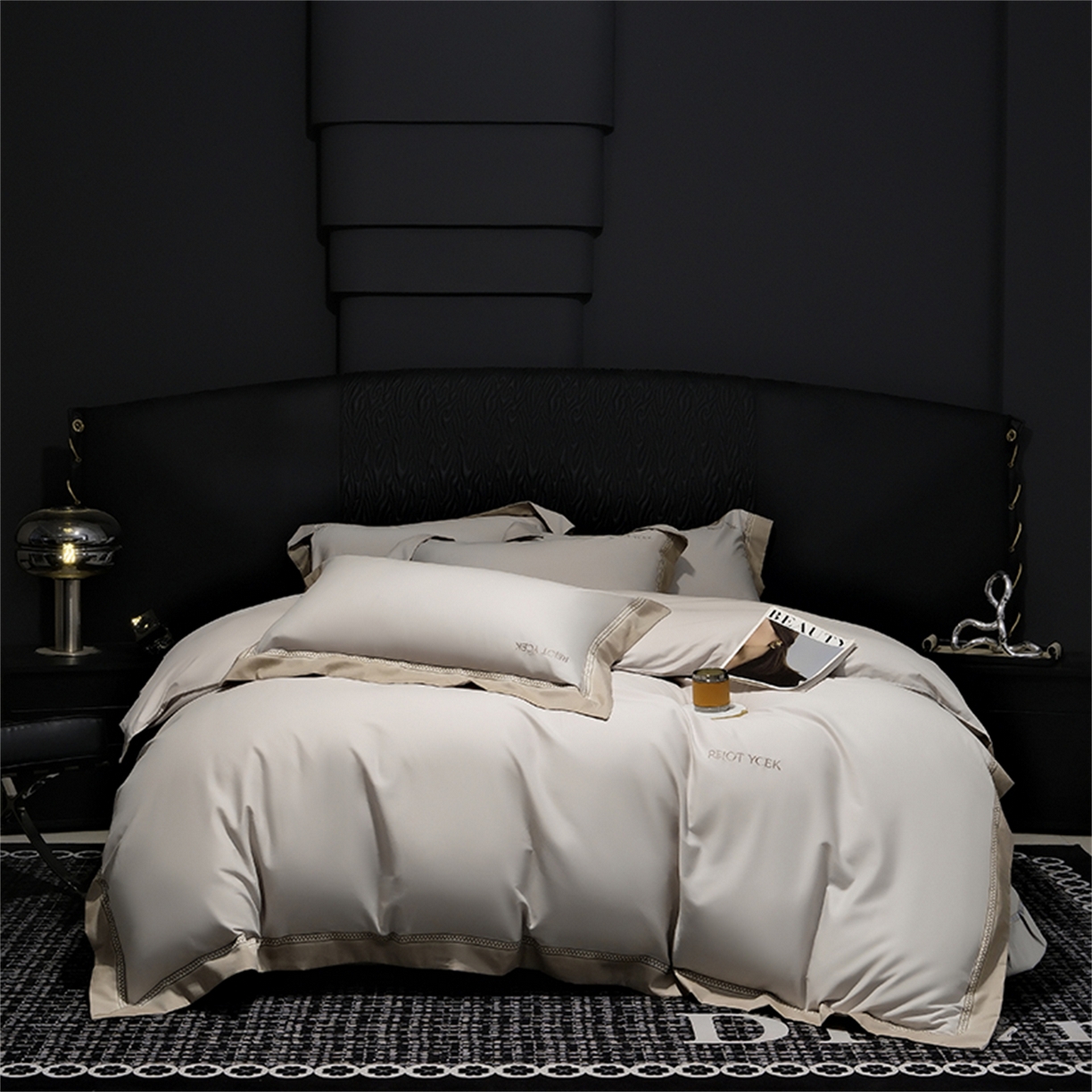 （总）OL家纺 2025新款100全棉双股磨毛四件套（控价1.5/1.8标准被套折券后368元！！！）