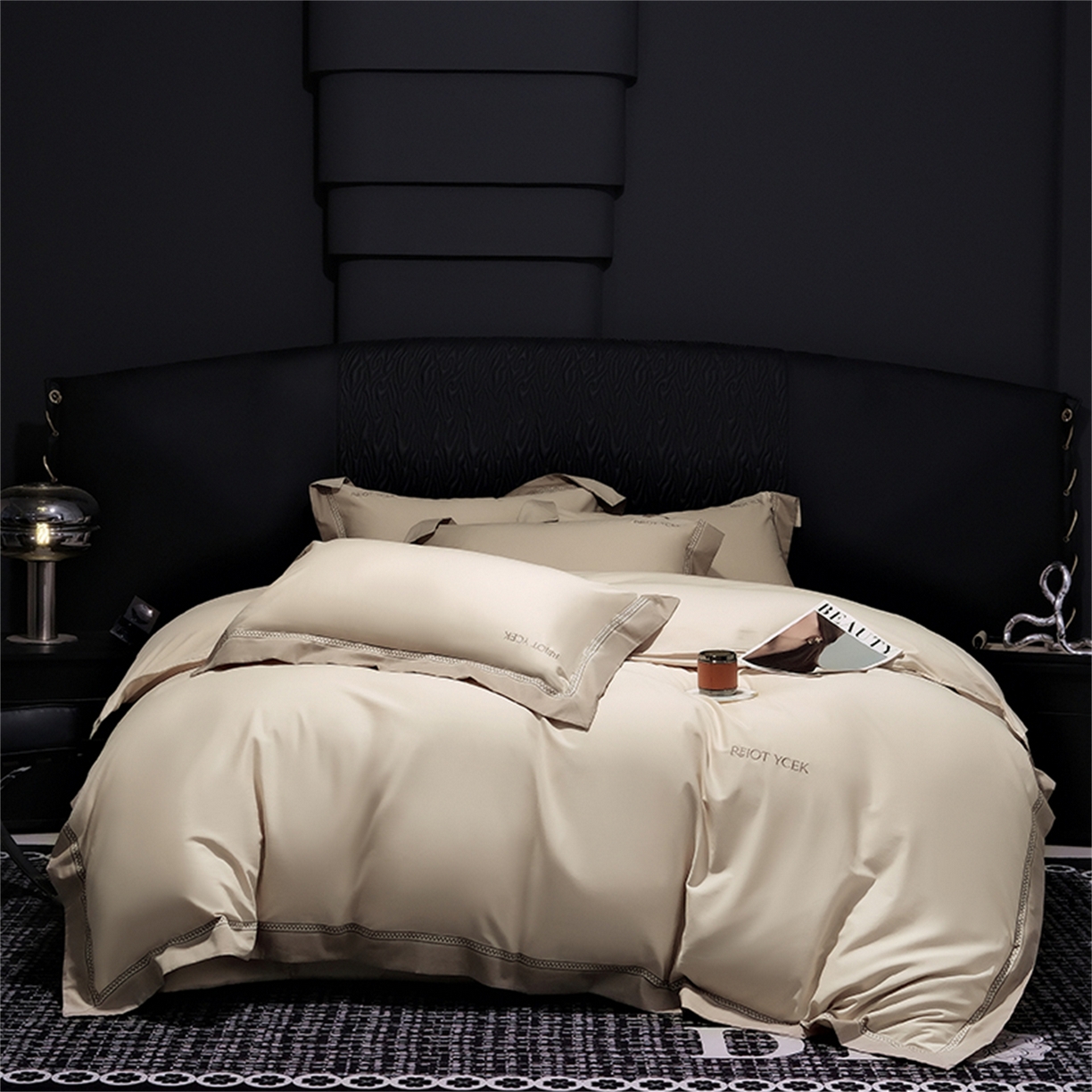 91家纺网 家纺一手货源 找家纺 （总）OL家纺 2025新款100全棉双股磨毛四件套（控价1.5/1.8标准被套折券后368元！！！）