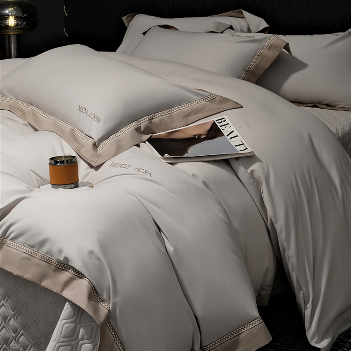 91家纺网 家纺一手货源 找家纺 （总）OL家纺 2025新款100全棉双股磨毛四件套（控价1.5/1.8标准被套折券后368元！！！）