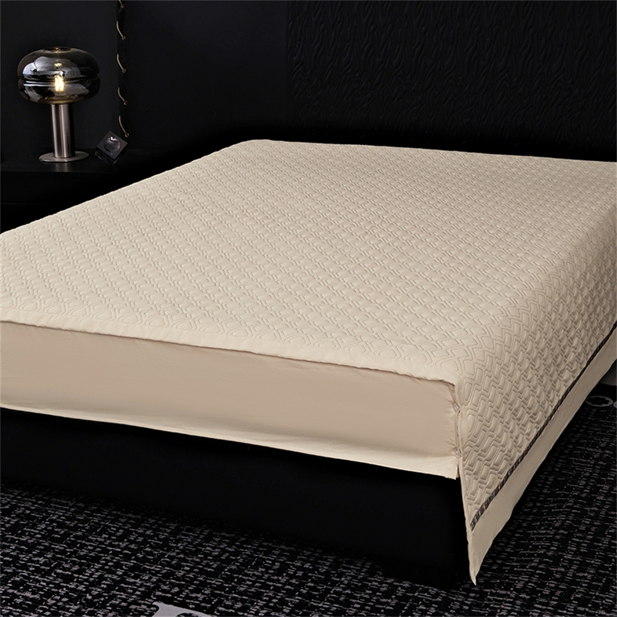 91家纺网 家纺一手货源 找家纺 OL家纺 2025新款100全棉双股磨毛四件套（控价1.5/1.8标准被套折券后368元！！！） 香槟金