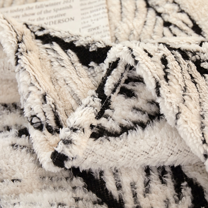 91家纺网 家纺一手货源 找家纺 （总）楼兰公主毛毯专供 2025新款阳离子羊羔绒蕉叶绒毯毛毯毯子-单层