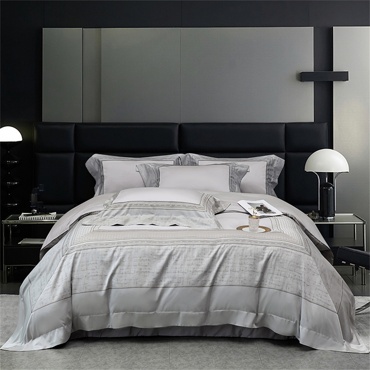 （总）OL家纺 2025新款天丝棉拼角四件套-爱丽斯娜（控价1.5/1.8标准被套折券后498元！！！）