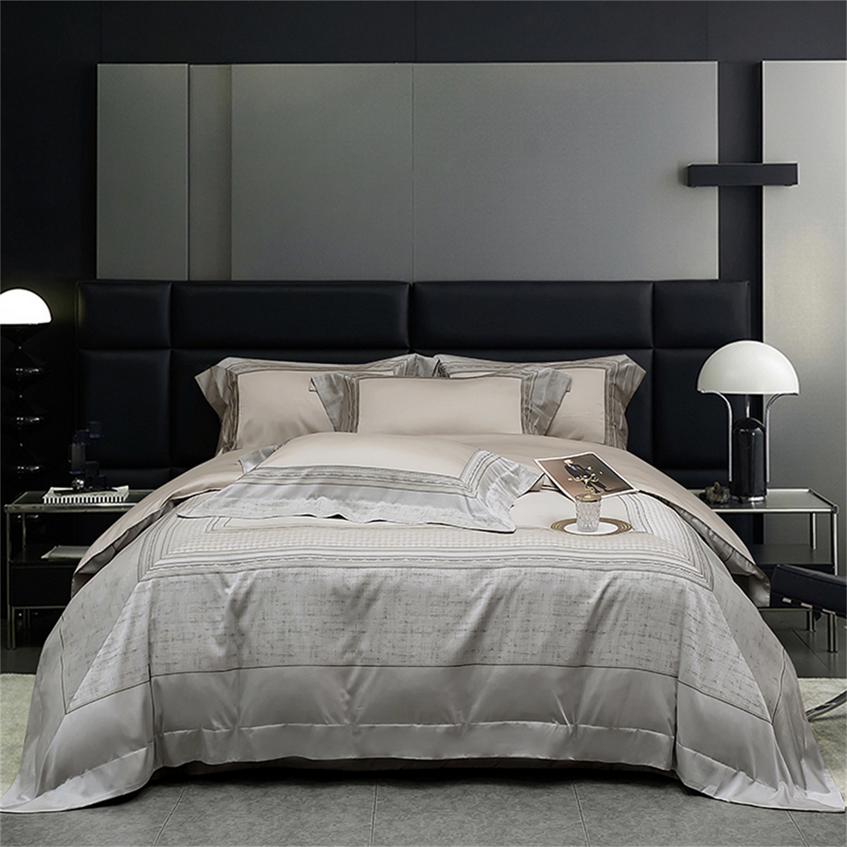 91家纺网 家纺一手货源 找家纺 （总）OL家纺 2025新款天丝棉拼角四件套-爱丽斯娜（控价1.5/1.8标准被套折券后498元！！！）