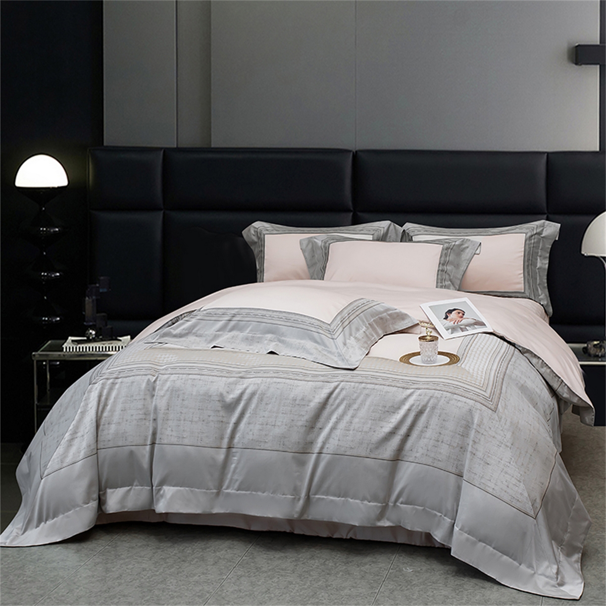 91家纺网 家纺一手货源 找家纺 OL家纺 2025新款天丝棉拼角四件套-爱丽斯娜（控价1.5/1.8标准被套折券后498元！！！） 爱丽斯娜-气质玉