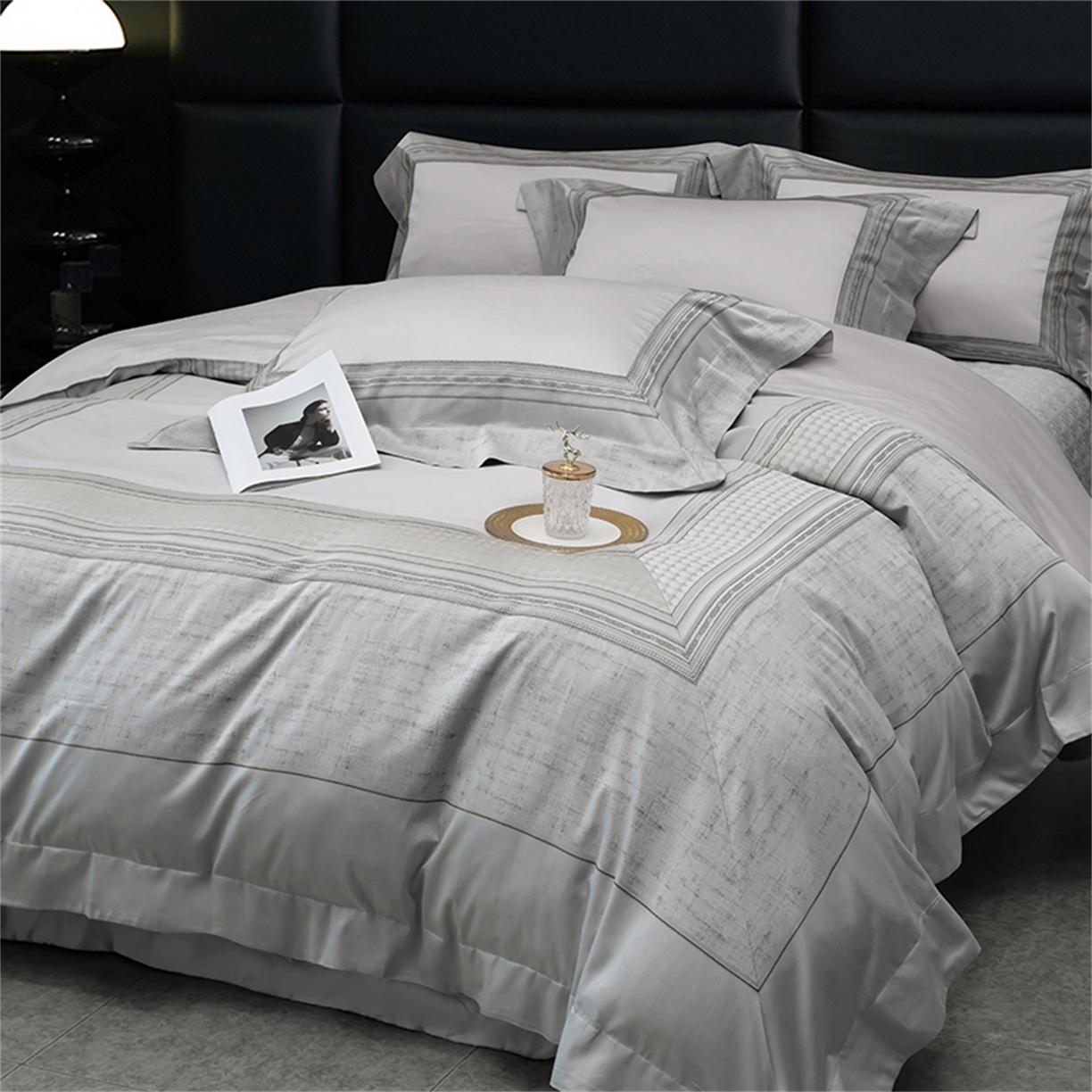 91家纺网 家纺一手货源 找家纺 （总）OL家纺 2025新款天丝棉拼角四件套-爱丽斯娜（控价1.5/1.8标准被套折券后498元！！！）