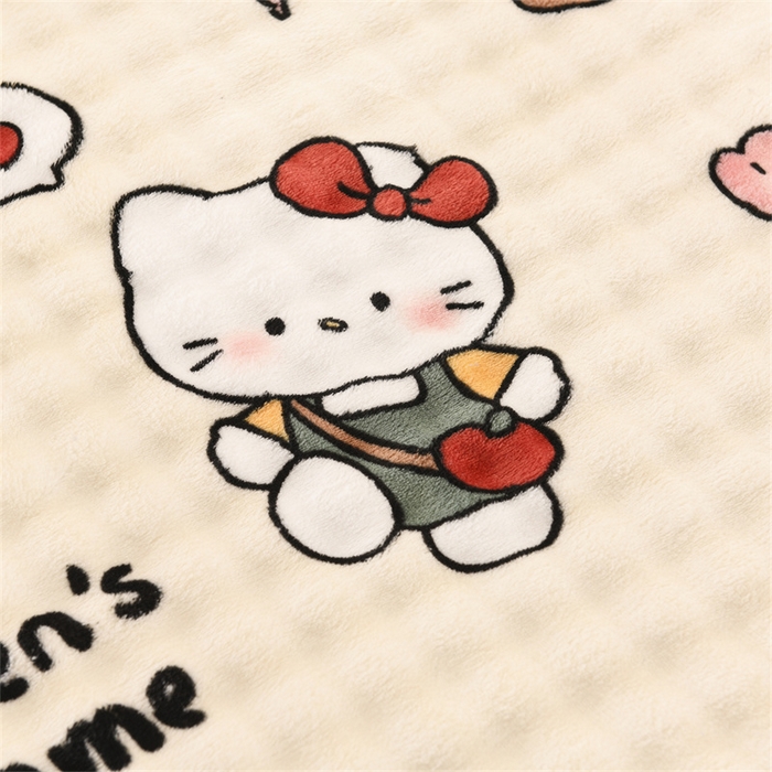 91家纺网 家纺一手货源 找家纺 （总）恋绒家居 2025新款舒棉绒毛毯三层夹棉牛奶绒印花毛毯卡通秋冬午睡毯多功能盖毯可机洗毯子