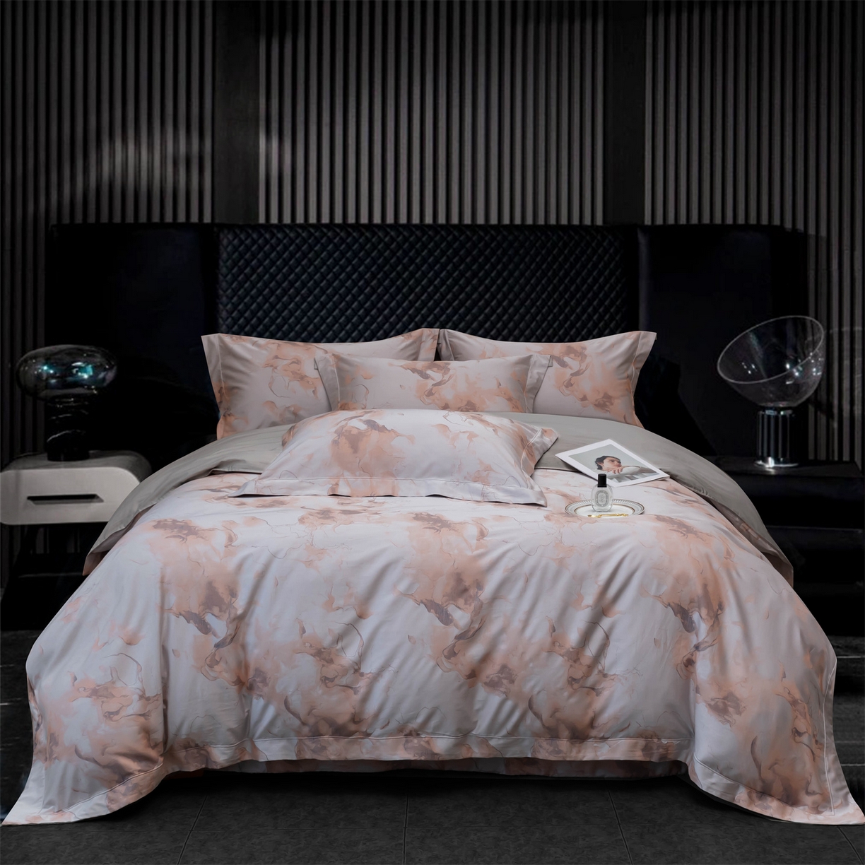 OL家纺 2025新款天丝棉色织大提花四件套（控价1.5/1.8标准被套折券后398元！！！） 轻舞飞扬-驼