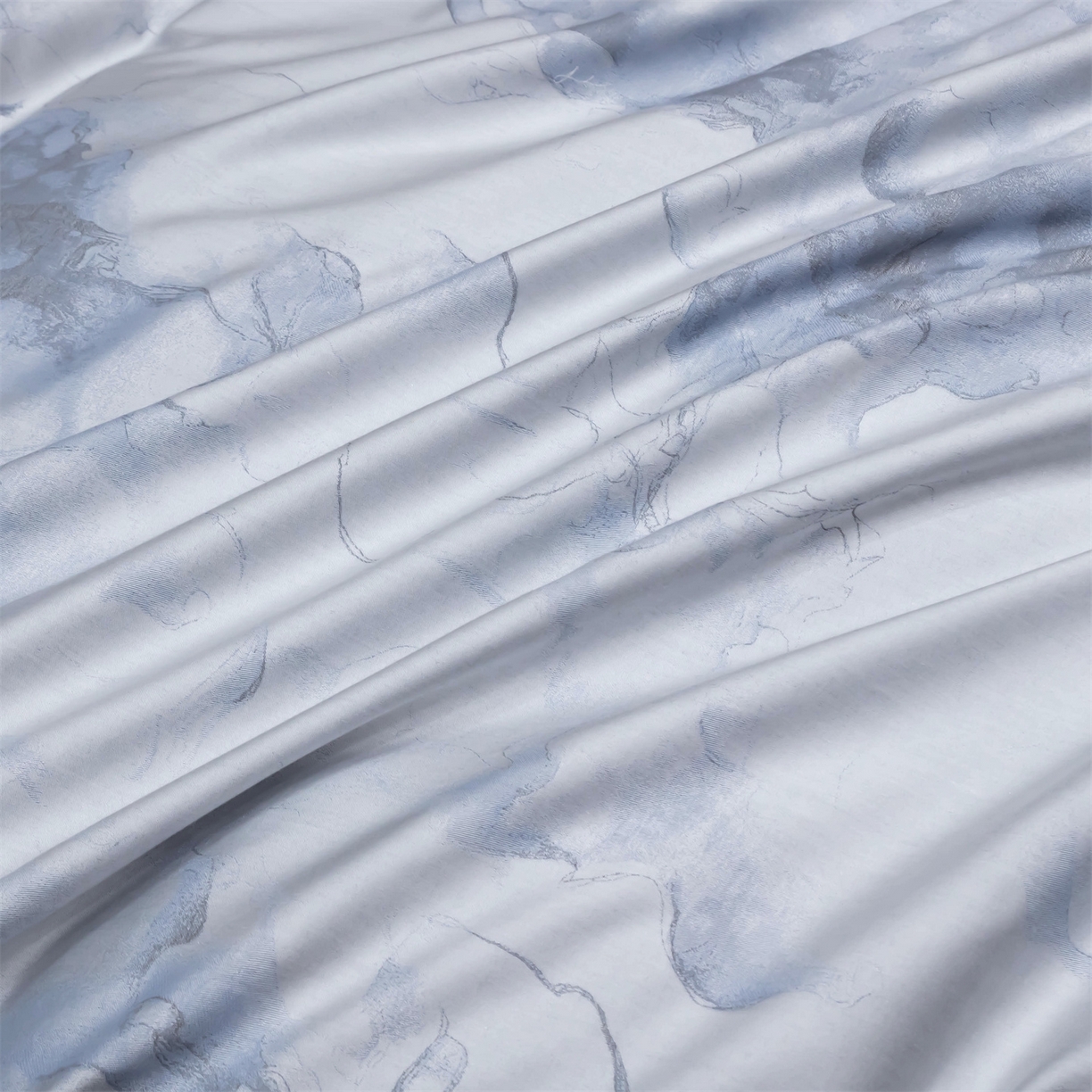 91家纺网 家纺一手货源 找家纺 OL家纺 2025新款天丝棉色织大提花四件套（控价1.5/1.8标准被套折券后398元！！！） 轻舞飞扬-天兰