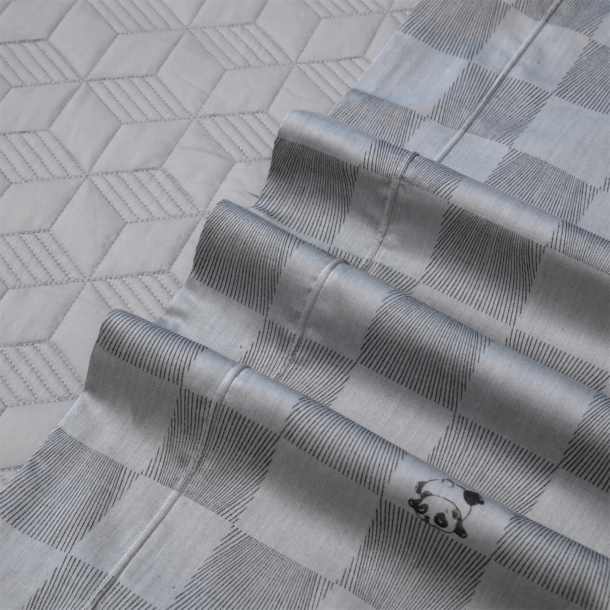 91家纺网 家纺一手货源 找家纺 OL家纺 2025新款天丝棉色织大提花四件套（控价1.5/1.8标准被套折券后398元！！！） 乐宝