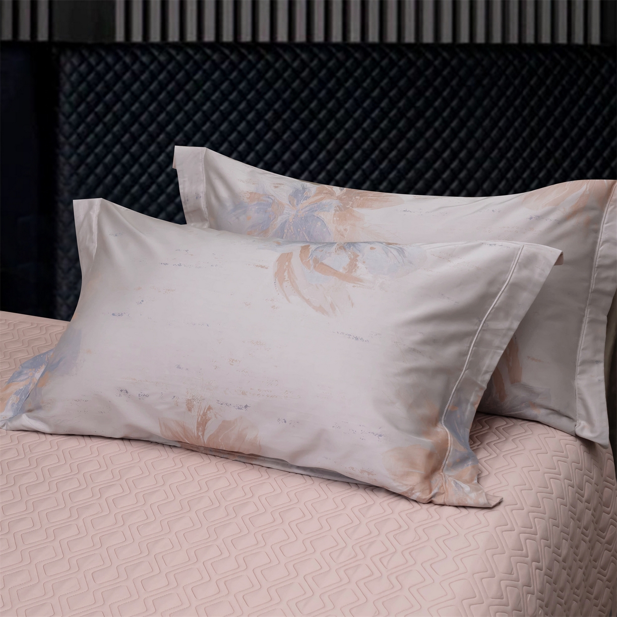 91家纺网 家纺一手货源 找家纺 OL家纺 2025新款天丝棉色织大提花四件套（控价1.5/1.8标准被套折券后398元！！！） 浪漫花开-皇家兰