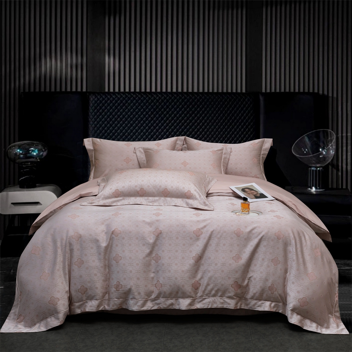 OL家纺 2025新款天丝棉色织大提花四件套（控价1.5/1.8标准被套折券后398元！！！） 精致生活