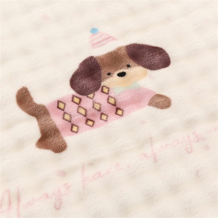 91家纺网 家纺一手货源 找家纺 恋绒家纺 2025新款舒棉绒毛毯三层夹棉牛奶绒印花毛毯卡通秋冬午睡毯多功能盖毯可机洗毯子 腊条狗