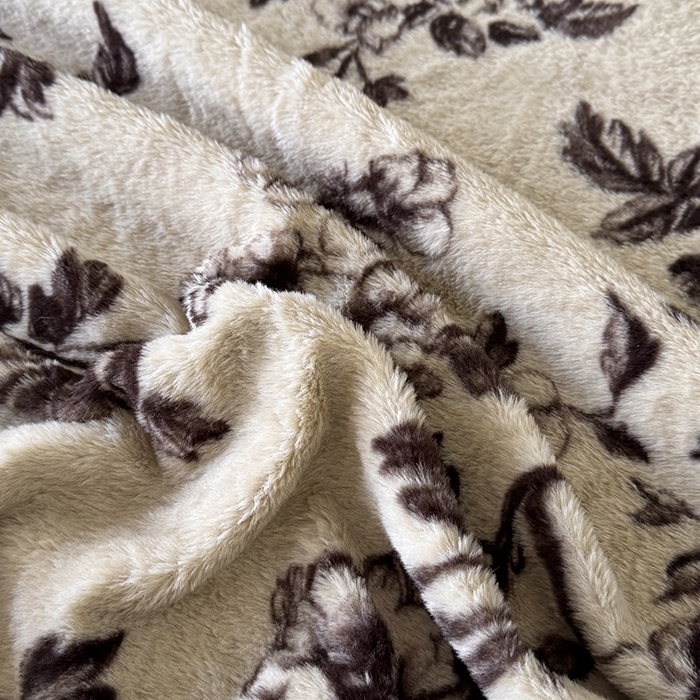 91家纺网 家纺一手货源 找家纺 梵克保罗 2025秋冬新款直播热卖高克重加厚轻奢法式獭兔毛绒牛奶绒美拉德风单床笠单枕套 繁花