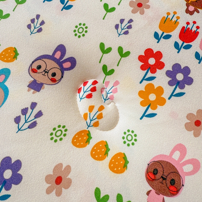 91家纺网 家纺一手货源 找家纺 薇玛仕 2025新款A类牛奶丝针织棉印花大豆被春秋被加厚冬被卡通儿童被 萌宠