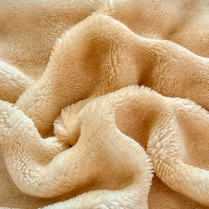 91家纺网 家纺一手货源 找家纺 润肤居 2025新款保暖舒适亲肤牛奶绒泡泡四件套 鸡心棕