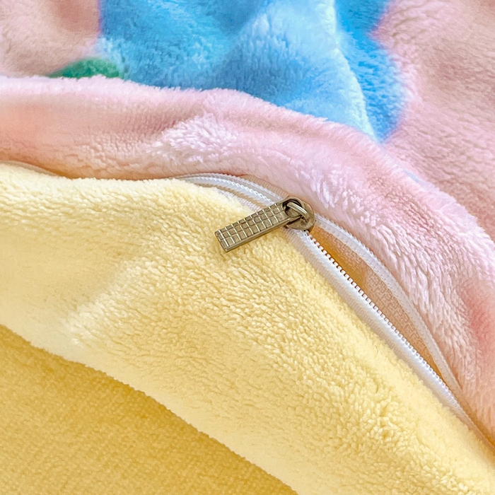 91家纺网 家纺一手货源 找家纺 润肤居 2025新款保暖舒适亲肤牛奶绒泡泡四件套 郁金香粉