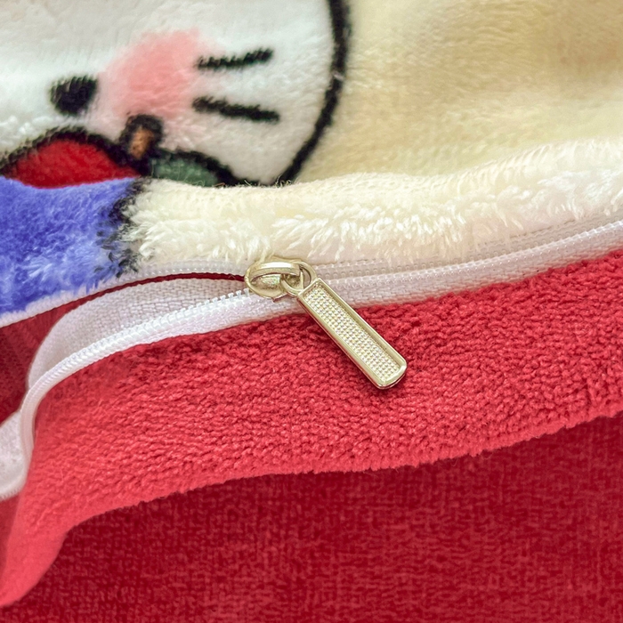 91家纺网 家纺一手货源 找家纺 润肤居 2025新款保暖舒适亲肤牛奶绒泡泡四件套 格子动物园