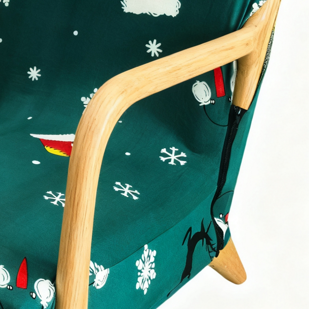 91家纺网 家纺一手货源 找家纺 （总）壹零特色家纺 2025新款针织印花款实木沙发椅套沙发罩