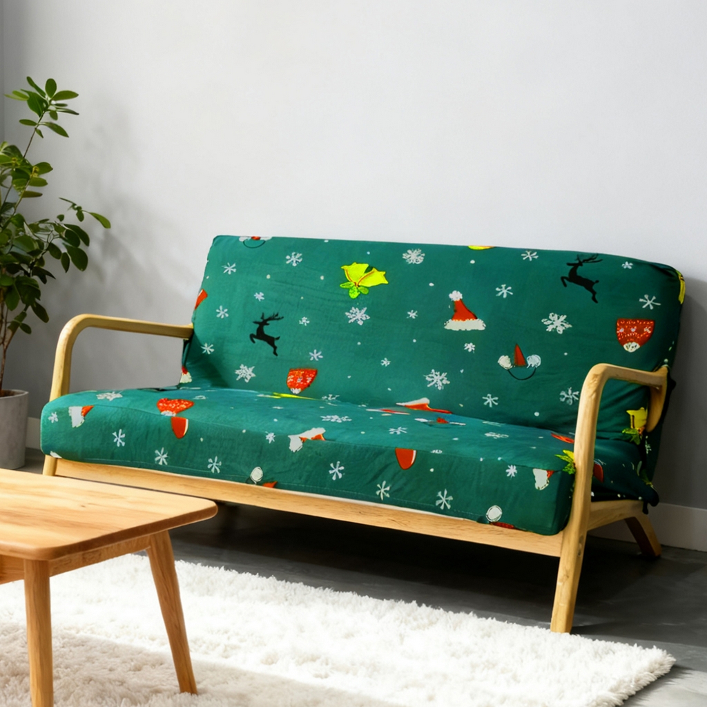 91家纺网 家纺一手货源 找家纺 （总）壹零特色家纺 2025新款针织印花款实木沙发椅套沙发罩