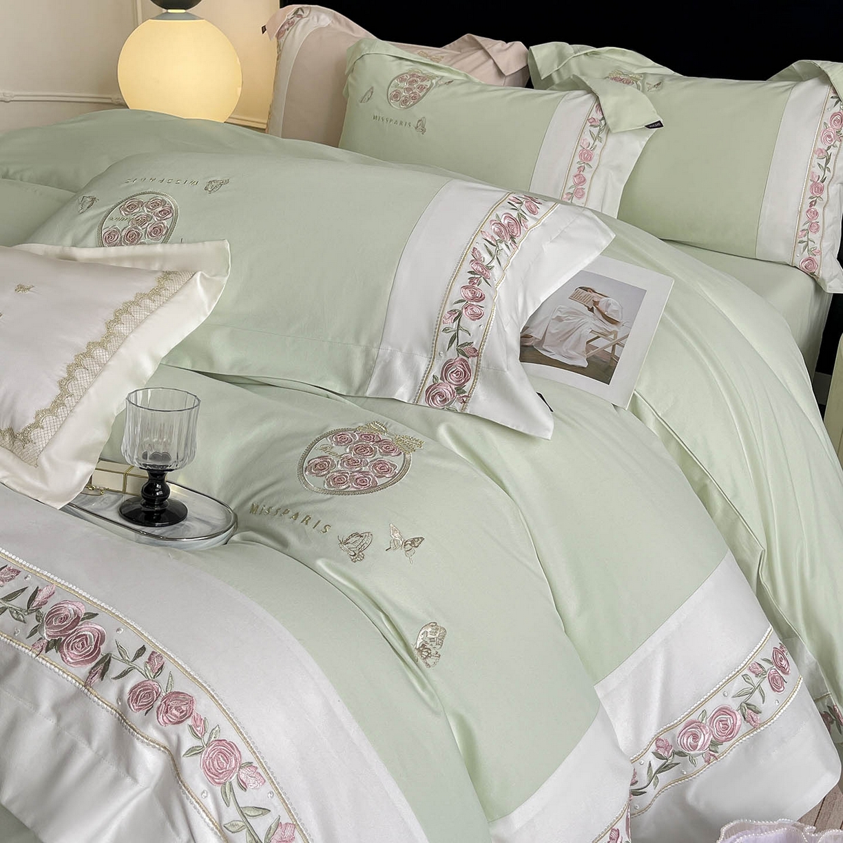 91家纺网 家纺一手货源 找家纺 （总）冬季爆款A类长绒棉加厚磨毛全棉纯棉保暖高端重工刺绣全工艺被套床单轻奢床上用品