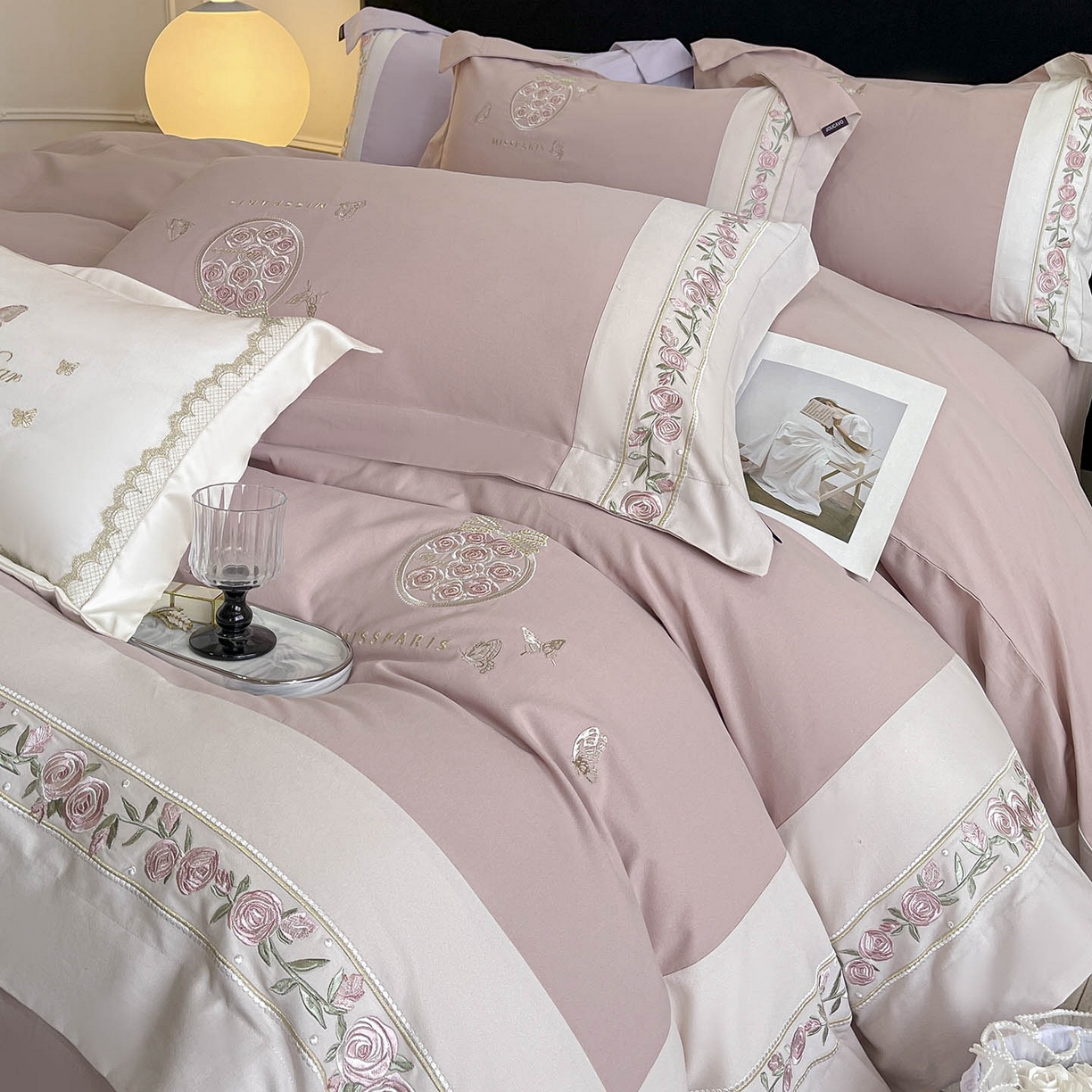 91家纺网 家纺一手货源 找家纺 （总）冬季爆款A类长绒棉加厚磨毛全棉纯棉保暖高端重工刺绣全工艺被套床单轻奢床上用品