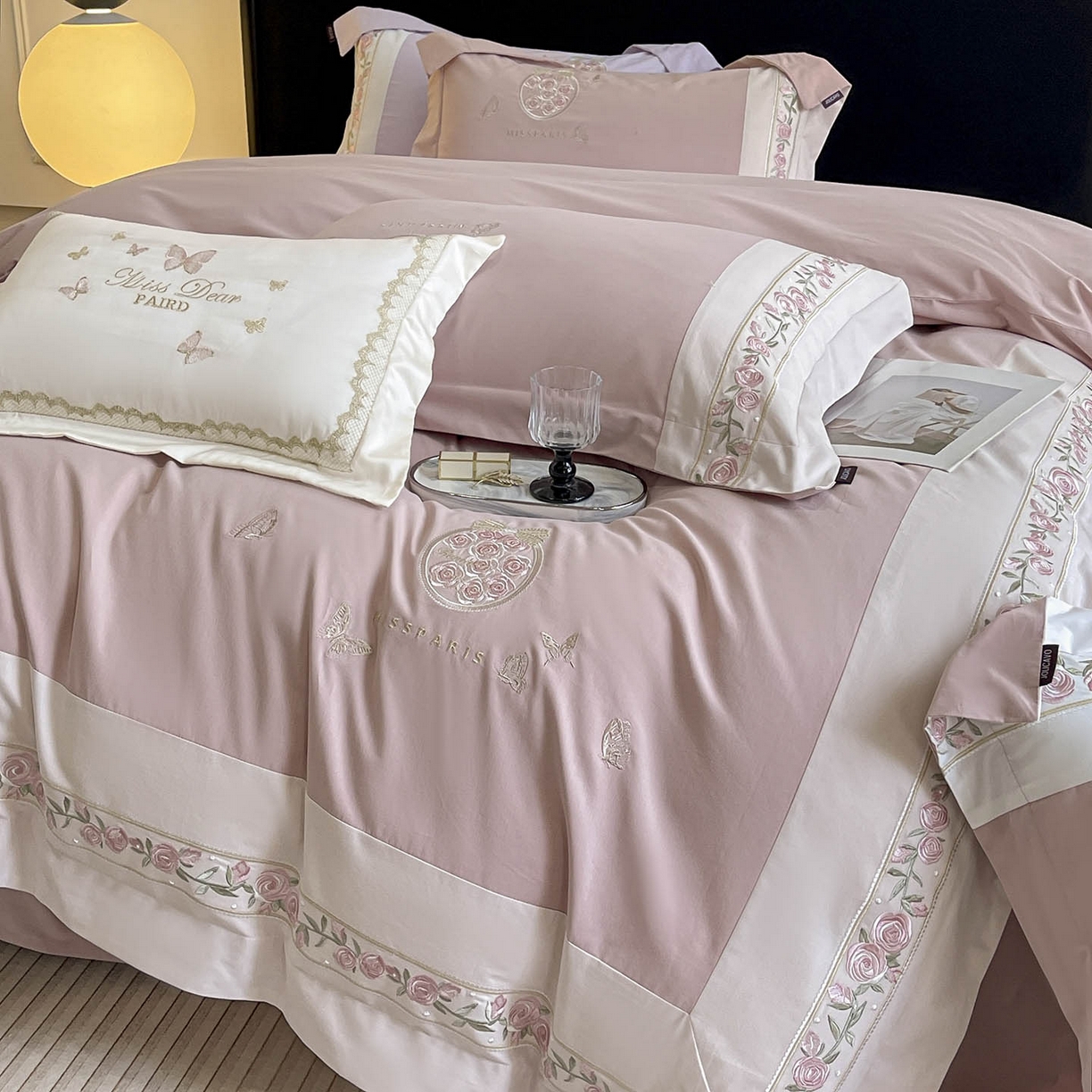 91家纺网 家纺一手货源 找家纺 （总）冬季爆款A类长绒棉加厚磨毛全棉纯棉保暖高端重工刺绣全工艺被套床单轻奢床上用品