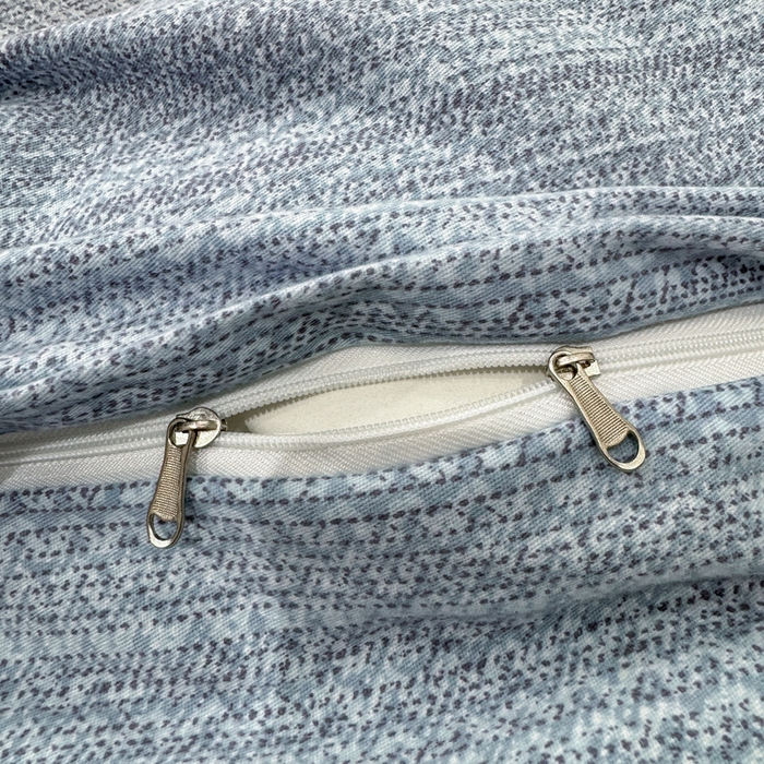 91家纺网 家纺一手货源 找家纺 凌鼎 2025新款喷气加厚磨毛四件套系列1 伦敦假日蓝