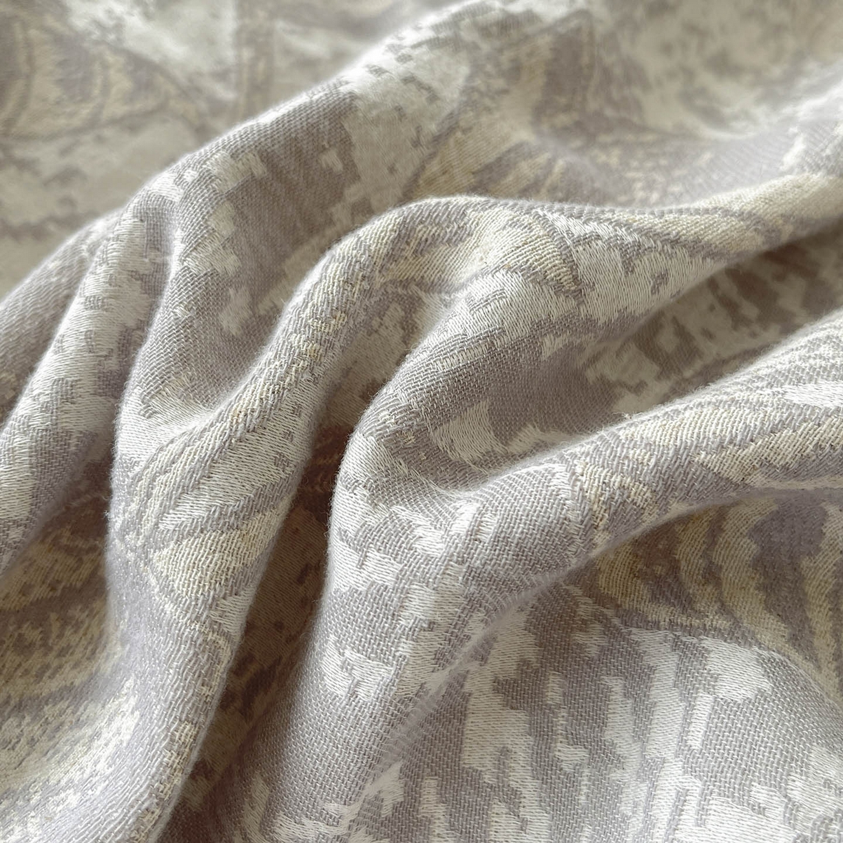 91家纺网 家纺一手货源 找家纺 （总）法式提花棉麻四件套纯棉全棉复古风花边素色亚麻高端超柔透气高档床上用品