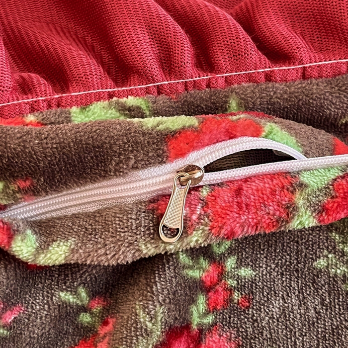 91家纺网 家纺一手货源 找家纺 梦可莱家居 2025冬季新款复古风印花牛奶绒大花边床盖四件套 复古风花妖