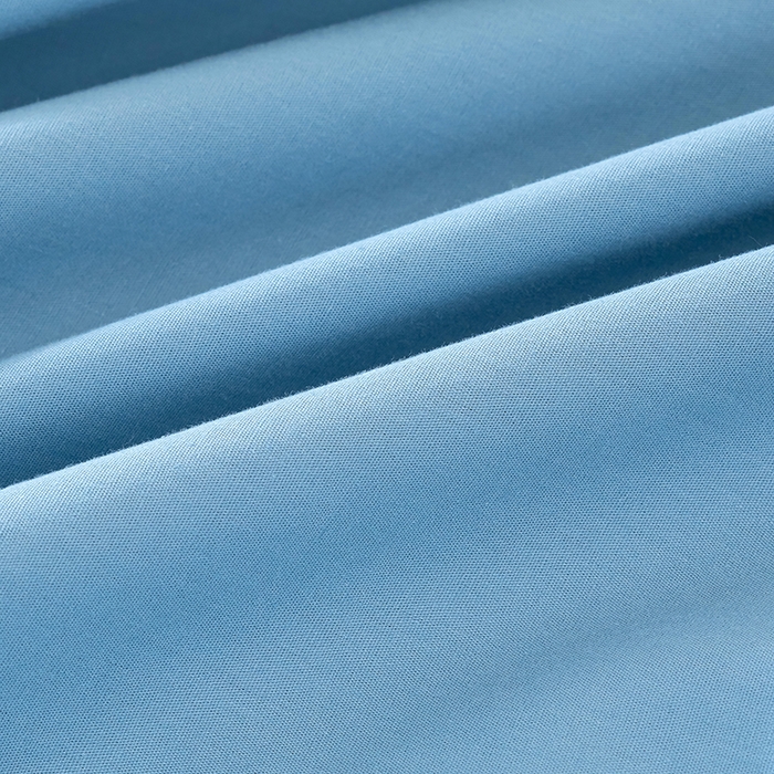 91家纺网 家纺一手货源 找家纺 良佐生活 2025新款40支全棉水洗棉乳胶枕双人长枕套 雾霾蓝