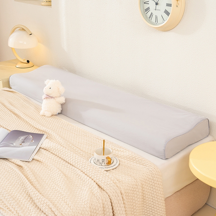 91家纺网 家纺一手货源 找家纺 良佐生活 2025新款40支全棉水洗棉乳胶枕双人长枕套 夏日冰