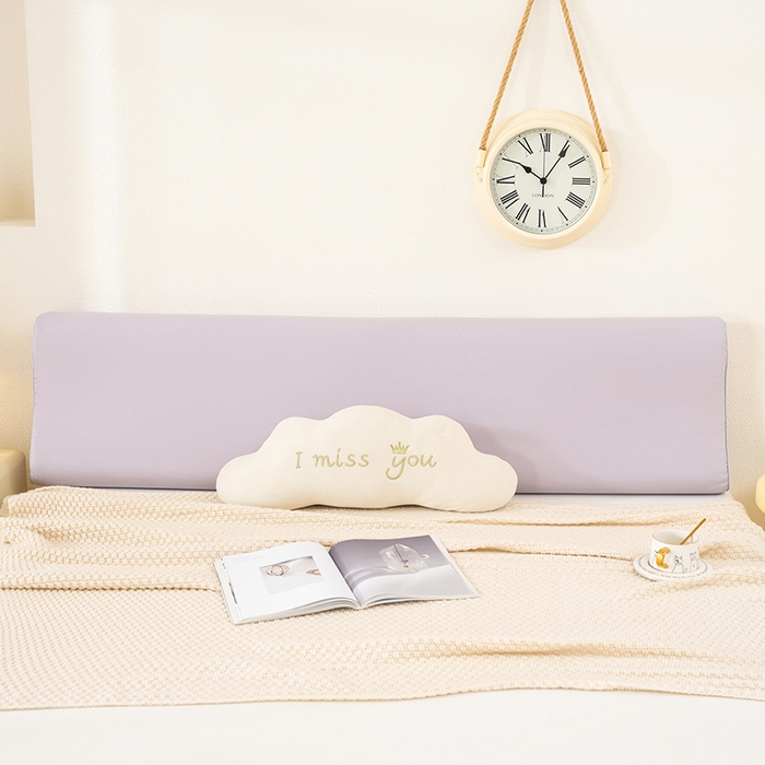 91家纺网 家纺一手货源 找家纺 良佐生活 2025新款40支全棉水洗棉乳胶枕双人长枕套 冰紫