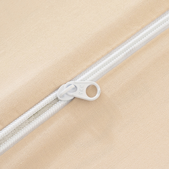 91家纺网 家纺一手货源 找家纺 良佐生活 2025新款40支全棉水洗棉乳胶枕双人长枕套 月影驼