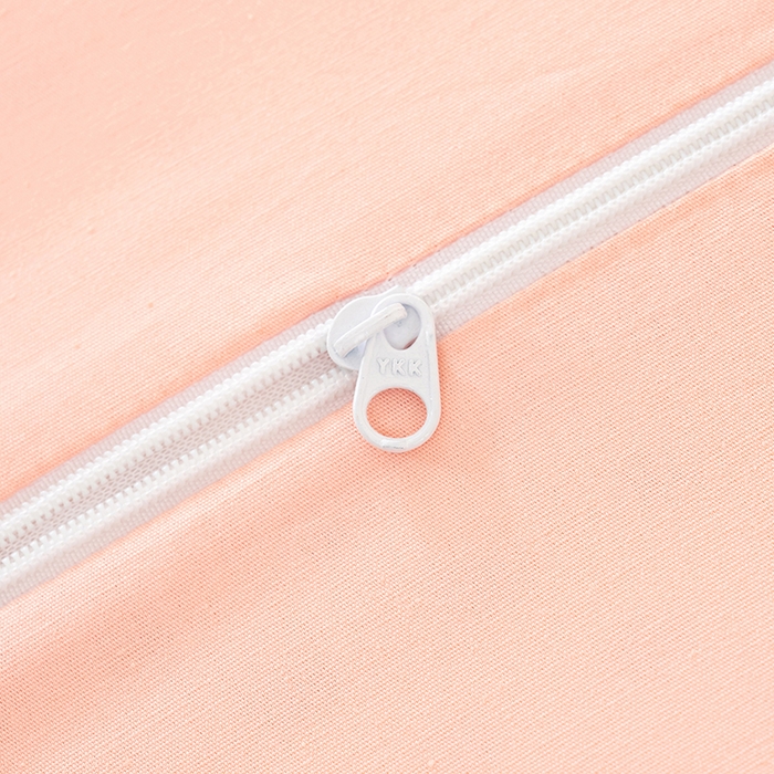 91家纺网 家纺一手货源 找家纺 良佐生活 2025新款40支全棉水洗棉乳胶枕双人长枕套 樱花粉