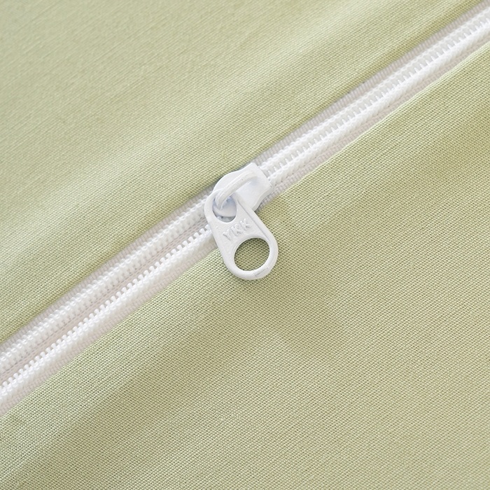 91家纺网 家纺一手货源 找家纺 良佐生活 2025新款40支全棉水洗棉乳胶枕双人长枕套 景致绿