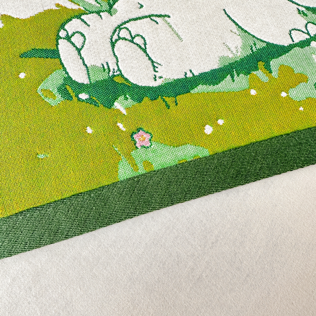 91家纺网 家纺一手货源 找家纺 沐瑟家纺 2025新款绵柔儿童纯棉纱布儿童枕巾 天空小象