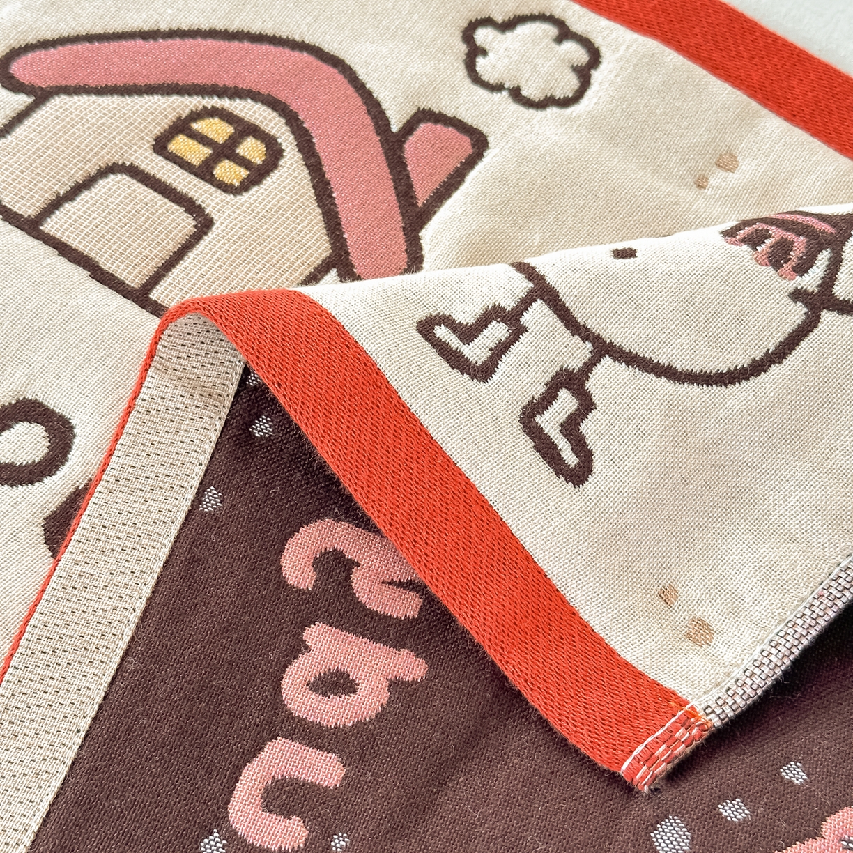 91家纺网 家纺一手货源 找家纺 沐瑟家纺 2025新款绵柔儿童纯棉纱布儿童枕巾 ins风