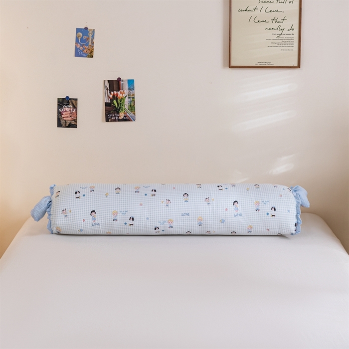 91家纺网 家纺一手货源 找家纺 卓昌枕芯 2025新款全棉双层纱孕妇枕双人枕夹腿抱枕兔耳枕 史努比-兰格