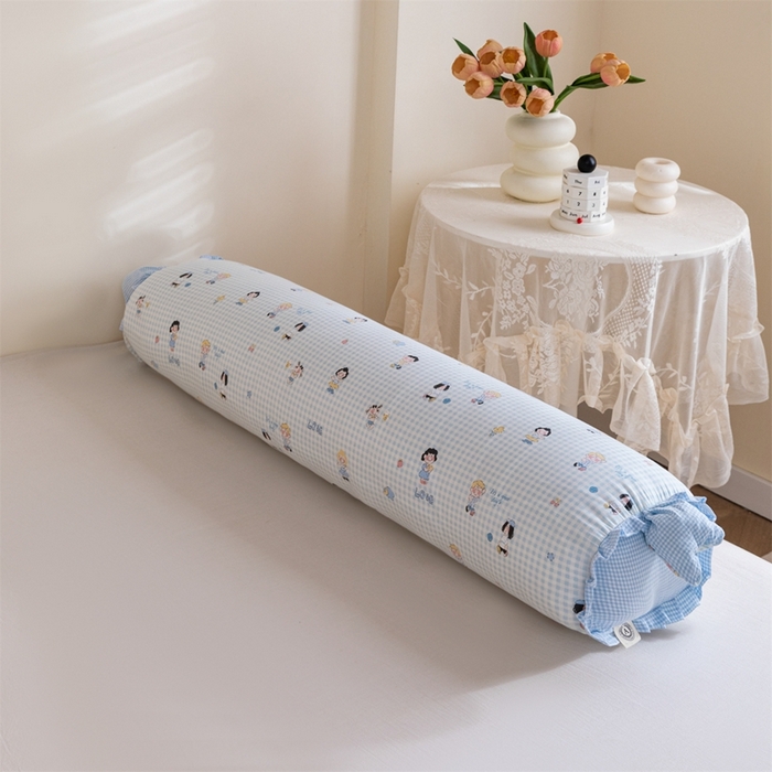 91家纺网 家纺一手货源 找家纺 卓昌枕芯 2025新款全棉双层纱孕妇枕双人枕夹腿抱枕兔耳枕 史努比-兰格