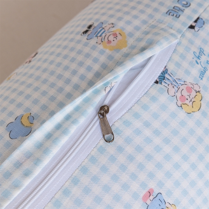 91家纺网 家纺一手货源 找家纺 卓昌枕芯 2025新款全棉双层纱孕妇枕双人枕夹腿抱枕兔耳枕 史努比-兰格