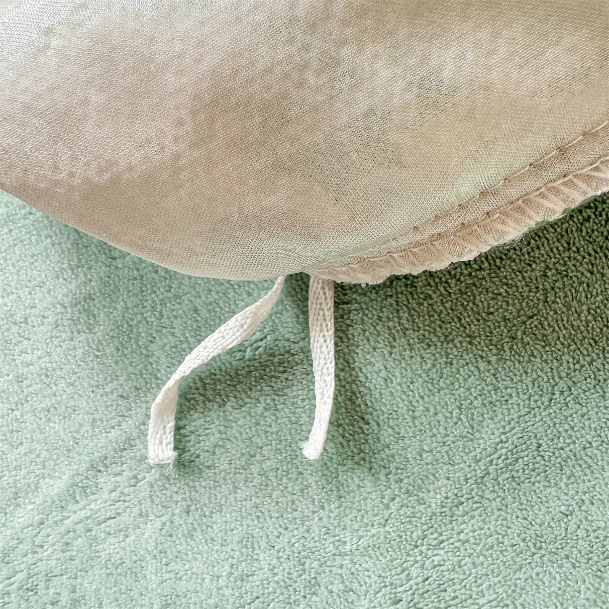 91家纺网 家纺一手货源 找家纺 灰鲸 2025新款牛奶绒拼接刺绣雕花套件-露娜 露娜-抹茶绿